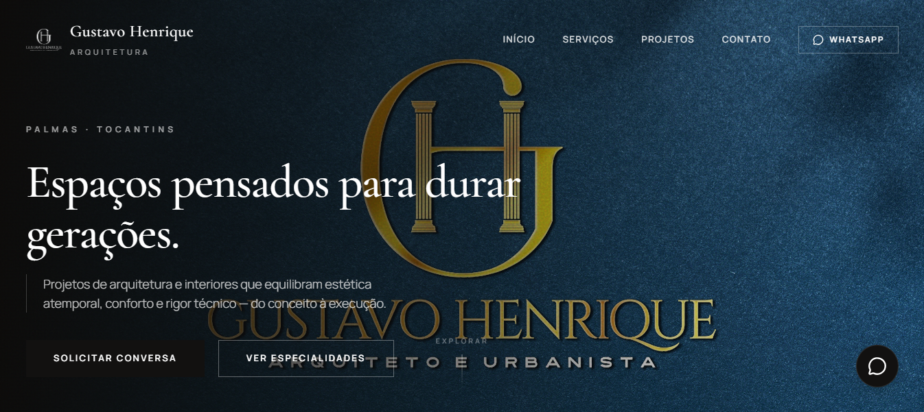 Preview: Gustavo Henrique Arquitetura